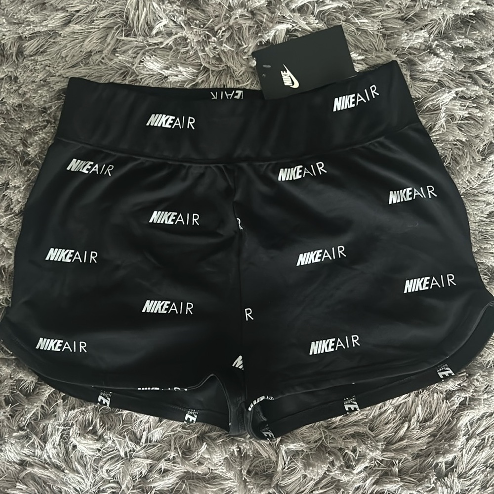 Nike shorts, black and white, slim fit, medium